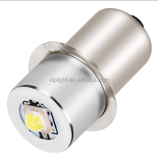 LED Flashlight Light P13.5S 3W 6-24V LED Emergency Work Light Lamp Flashlight Replacement Torches Bulb Cool White/warm White