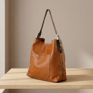 High Quality Durable Genuine Leather Zipper Soft Waterproof Eco Friendly Large Capacity Dual Strap Fashionable <b>Girls</b> Handbags - Product Image 6