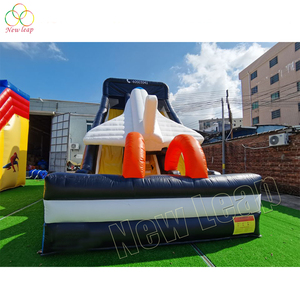 Sân Sau Ngoài Trời Inflatable <span class=keywords><strong>Air</strong></span> <span class=keywords><strong>Plane</strong></span> <span class=keywords><strong>Slide</strong></span> Bouncy Nhảy Trượt Trượt Khô Với Blower - Product Image 3