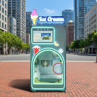 Nouvelle machine distributrice automatique sans personnel de la marque Wzl pour centre commercial, prise européenne, capacité >10L, écran tactile, paiement par carte de crédit et pièces, UVend