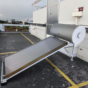 Sistema de calentador de agua solar presurizado compacto de 300L, tubo de vacío de panel plano para hotel doméstico o comercial - Product Image 5