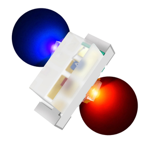 <span class=keywords><strong>Diode</strong></span> <span class=keywords><strong>LED</strong></span> SMD HQG bicolore/tricolore RVB 0603, taille 1608, vue latérale - Product Image 2