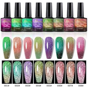 7.5ml Réfléchissant Paillettes Thermique Gel Vernis À Ongles Hybride Paillettes <span class=keywords><strong>Semi</strong></span> Permanent Soak Off UV Gel Vernis Nail Art Gel - Product Image 4