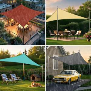 מותאם אישית מלבני uv עמיד גשם עמיד למים בצל שמש hdpe חיצונית שמש hdpe - Product Image 4