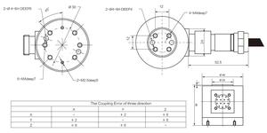 cellule de charge de Compression de Tension planaire <span class=keywords><strong>100</strong></span>/200/300/500N 1kN ingénierie Force capteur de traction et de poussée - Product Image 4