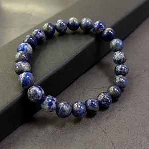 Bracelet en pierre naturelle avec perles de verre colorées, bijoux bénédictionnés, style viral des réseaux sociaux pour les grossistes, fabrication d'échantillons personnalisés - Product Image 5