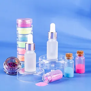 NO LOGO Makeup High Quality Glitter Glue Fluid Eyeshadow Mixer Loose Pigments Liquid Mixing Gel Medium