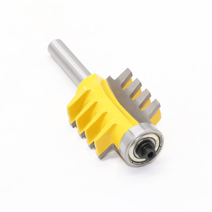 Colle réversible Doigt Joint Routeur Bit Haute Vitesse Rail En Acier Mortice Serrure Modèle Travail Du Bois Cutter Outil Altin pour Bois - Product Image 3