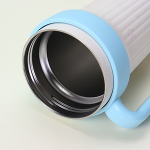 <span class=keywords><strong>Gobelet</strong></span> isotherme épais grande capacité très attrayant avec poignée motif dessin animé pour filles, double usage bureau et <span class=keywords><strong>voiture</strong></span> - Product Image 4