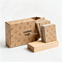 Jeu de cartes personnalisé certifié FSC EN71, jeu de cartes pour couples en papier fait main avec supports en bois