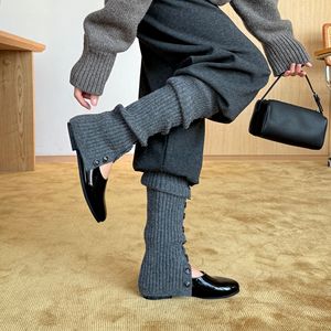 Zapatos de cuero casuales antideslizantes de charol británico vintage más vendidos de 2026 para mujer - Product Image 4