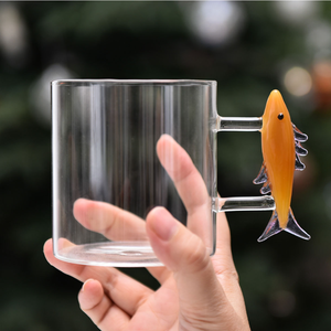 Tazza in Vetro con Animali 3D, Decorazione Artigianale, Bicchieri Colorati Senza Piombo per Regali ai Bambini - Product Image 6