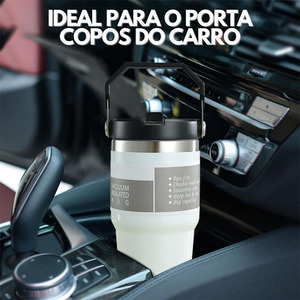 Du lịch sẵn sàng rò rỉ bằng chứng Tumbler rộng thoải mái xử lý bpa-miễn phí vật liệu an toàn tái sử dụng thép không gỉ Tumbler với xử lý - Product Image 6