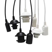 Douille E27 en céramique pour ampoule LED, support de plafond en plastique ABS, base de lampe à vis halogène, AC 220V, utilisation intérieure/extérieure, sécurité garantie