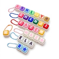Printing logo Design Keyboard Keychain Keycap Relieve Stress Switches Key Chain Switch Keychain Diy Keyboard Button Keychain