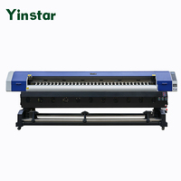 Impresora Eco Solvente Yinstar de 3.2m con Cabezal de Impresión I3200 para Vinilo, Lonas Flexibles, Telas para Banderas