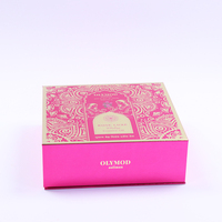 Boîtes d'emballage de parfum d'ambiance haut de gamme, huile essentielle, boîtes en papier magnétique, fermeture de luxe, parfum arabe, boîte d'emballage cosmétique