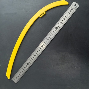 Falce per Raccolta e Potatura di Olio di Palma in Acciaio al Manganese con Manico in Plastica Argentata, Lama Luminosa Non Rivestita Spessore 2,5mm - Product Image 5
