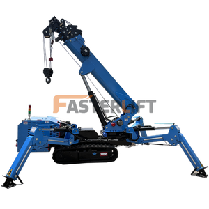 Mini Grúa Araña Eléctrica de Doble Potencia, Grúas Araña Móviles de 10m 15m, Maquinaria para Trabajos en Interiores con Certificado CE EPA EURO5 - Product Image 6