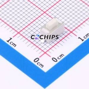 BX-TS-26-365TP Tactile Switch SMD,6x3.5mm Switch Single Pole Single Throw Rectangle Button 2.6N Vertical Mount - Product Image 1