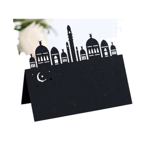 Cartes de vœux pour l'<span class=keywords><strong>A</strong></span>ïd avec enveloppes et cartes de table assorties pour le Ramadan, pour l'agencement des invités, calligraphie islamique élégante, qualité supérieure - Product Image 5