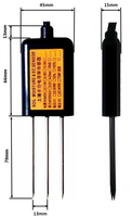 Capteur d'EC du sol MEC10 RS485 avec 3 sondes 4-20mA 3.6-30V, mesure de l'eau RS485, alimentation électronique, garantie 1 an, tension 220V