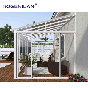Rogenilan al aire libre aislamiento térmico jardín casa de cristal Sunroom casa comercial de aluminio doble vidrio <span class=keywords><strong>Solarium</strong></span> - Product Image 4