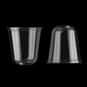 Gelas PET Sekali Pakai Bentuk U <span class=keywords><strong>DOMI</strong></span> Brand 89-300ml Dinding Tunggal Cetak Logo Kustom Laris untuk Layanan Minuman - Product Image 4