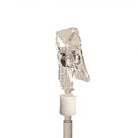 Clips en plastique transparent robustes pour l'étiquetage des étagères de magasin et les informations sur les produits