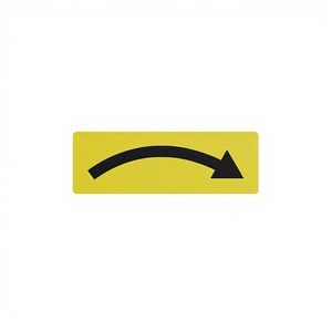 Comprar Pegatinas Adhesivas Rectangulares con Fondo Amarillo, Resistentes al Calor y al Agua, para Seguridad Vial, Cerveza, Café y Bebidas - Product Image 1
