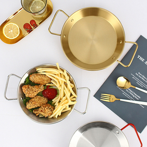 กระทะแบนไม่ติดกระทะสแตนเลสจานอาหารค่ำพร้อมด้ามจับคู่ - Product Image 2