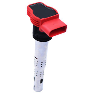 Audi Volkswagen VW A3 A4 A5 R8 için ateşleme bobini A6 A7 Q7 S4 TT Jetta MK5 MK6 tavşan Golf CC Tiguan UF529 06e115115d - Product Image 3
