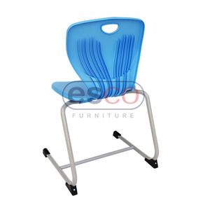 Chaise en plastique ergonomique pour salle de classe du lycée - Product Image 3