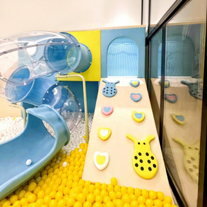Equipo de Juegos Interior Multiactividad para Niños con Lanzadores de Bolas Suaves y Torre de Escalada para Centros de Juego - Product Image 1