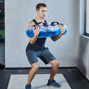 Zjfit ถุงน้ำยกน้ำหนักปรับได้25กก. ถุงน้ำพกพาได้กระเป๋าใส่น้ำออกกำลังกายฟิตเนส - Product Image 2