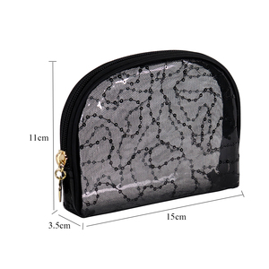 High End Zipper square clear Cosmetic <b>Bag</b> Plain Cosmetic Pouch Custom Pvc Cosmetic <b>Makeup</b> <b>Bags</b> - Product Image 5