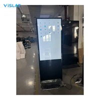 Totem LCD Iklan Vertikal 43 Inch dengan Bezel Tipis, Stand Lantai, dan Roda untuk Lobi - Harga Terbaik Langsung dari Pabrik