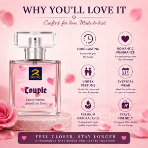 Zesteq Couple Signature Fragrance 30 ml Eau de Parfum pour Homme et Femme avec des Notes Florales Boisées Fraîches Parfum Longue Durée - Product Image 6