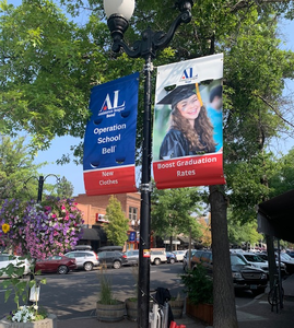 Custom Graduation <b>Banners</b> With Pictures PVC Vinyl Fabric Polyester Promotions Street Pole Holiday Season Decoration <b>Banner</b> - Product Image 1