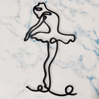 Abstrakte minimalist ische Figur Gesichts kunst Gesichts linie Acryl spiegel Paste Kuchen Dekoration Backen Plug-in Kuchen Topper