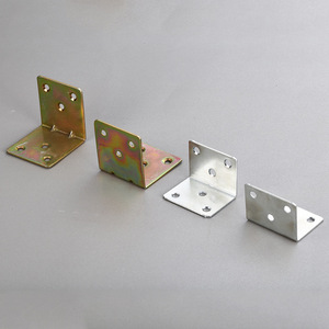 Support d'angle renforcé en fer Kai Shun de type L 50x50mm pour étagère, connecteur de meuble - Product Image 2
