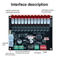 Placa PCBA del Sistema de Control de Cerraduras Inteligentes Upus de 12 Canales (Placa de Control de 12 Canales) con Sistema Operativo Android 11.0 para Cerraduras Inteligentes y Máquinas Expendedoras