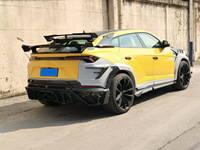 Kit carrosserie large en fibre de carbone sèche MSR 3ème génération pour Lamborghini Urus SE, comprenant pare-chocs avant et arrière, capot et jupes latérales