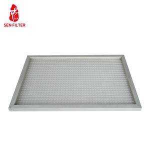 Paslanmaz çelik alüminyum çerçeve <span class=keywords><strong>metal</strong></span> hava filtresi yıkanabilir alüminyum örgü birincil filtre - Product Image 2