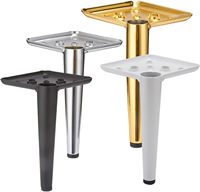 Pieds de remplacement pour meubles, pieds de canapé en métal DIY, pour meuble TV, canapé-lit, chaise