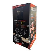 Distributeur automatique de protéines en poudre avec capteur photoélectrique et 6 compartiments à poudre, distributeur automatique de fitness développé en interne