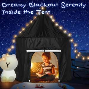 Tente de jeu pliable pour enfants, tente de jeu sensorielle intérieure, tente de jeu pour enfants, château de jeu, fenêtres en maille respirante, tente de jeu apaisante - Product Image 2