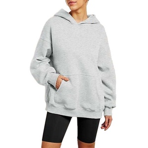 Sudaderas con Capucha de Algodón Grueso de Alta Calidad para Mujer, Personalizadas con Logotipo, al por Mayor, Sudadera Holgada de Felpa para Mujer - Product Image 4