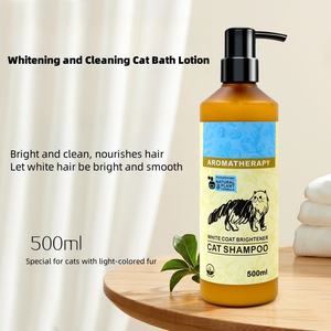 USMILEPET Best Seller Shampooing AROMATHÉRAPIE Produits pour animaux de compagnie à base de plantes Shampooing <span class=keywords><strong>Antifongique</strong></span> Soins naturels des cheveux et de la peau pour chats - Product Image 6