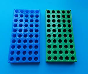 Labor verwenden Kunststoff 50-ort 1,5 ml/2ml <span class=keywords><strong>HPLC</strong></span> fläschchen tablett 2ml probe fläschchen lagerung rack stehen - Product Image 1